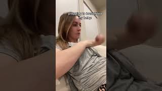 Sometimes it feels like this 😬😂 #baby #momlife #breastfeeding #8monthsold #pregnancy #parenting