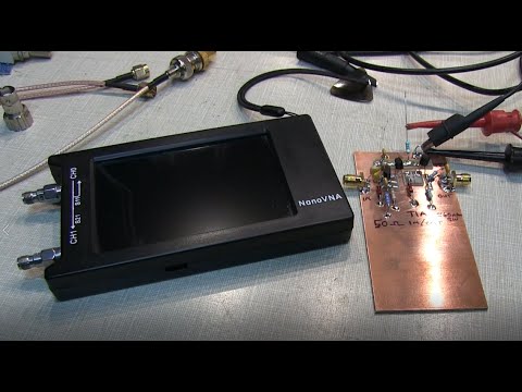 #337: Use a NanoVNA to measure input impedance and gain of a small-signal RF amplifier