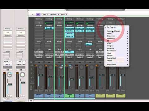 Apple Logic Studio 9 - Aux Tracks & Routing