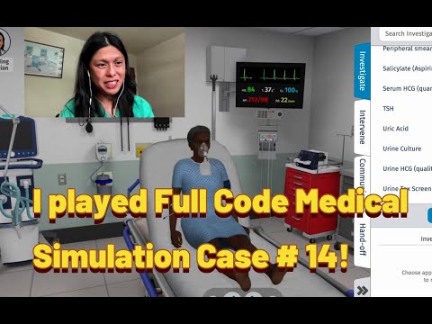 I played Full Code Medical Simulation Case #14! #medicalsimulation #gameplay #gamingvideos