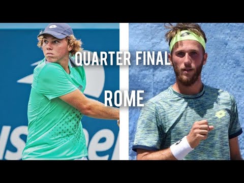 Alex Michelsen VS Edan Leshem | ATP Challenger Rome 2023 | Quarter Final