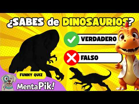 ¿Verdadero o falso? Quiz de dinosaurios | Profesor Rex