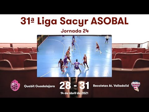31ª Liga Sacyr ASOBAL J24: Quabit Guadalajara - Recoletas At. Valladolid 28-31