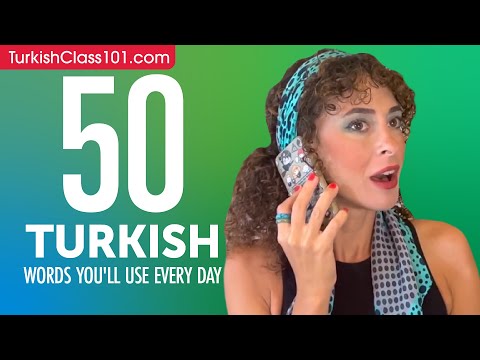 50 Turkish Words You'll Use Every Day - Basic Vocabulary #45