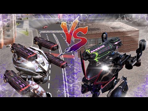 【War Robots】NEW LEECH Robot VS Traditionalist Falcon / Comparison / Test Server Gameplay