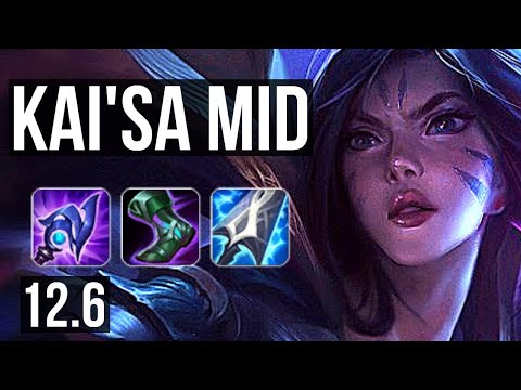 KAI'SA vs AHRI (MID) | 13/1/0, 7 solo kills, Rank 10, Legendary | BR Challenger | 12.6