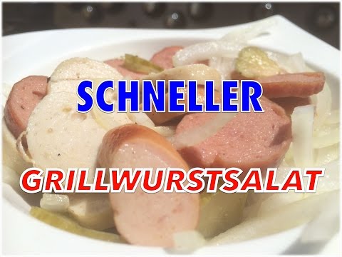 Grillwurstsalat - Ein Salat aus Grillwurst --- Klaus grillt