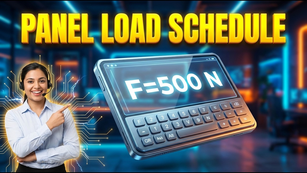 Panel Load Schedule Interactive Calculator