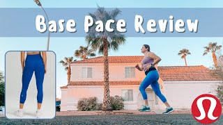 Lululemon Base Pace Tight (NEW 2021 Item!) Is it worth the $88+ price tag Review & Action Shots!