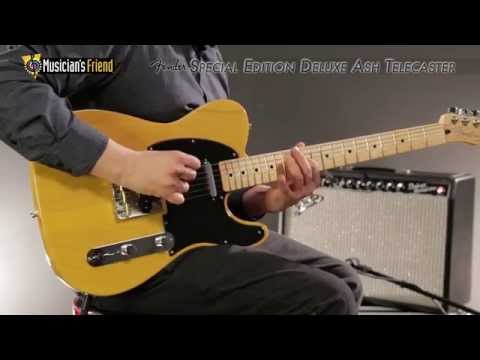 Fender Special Edition Deluxe Ash Telecaster Butterscotch Blonde 50s Tele 43462 image 13