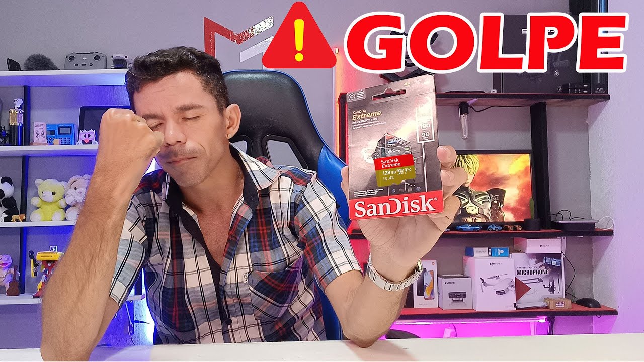 GOLPE! Comprei um cartão de memória falso no Mercado Livre!