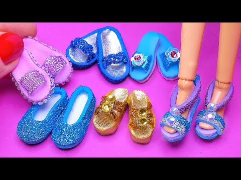 6 DIY Barbie Shoes and Sandals