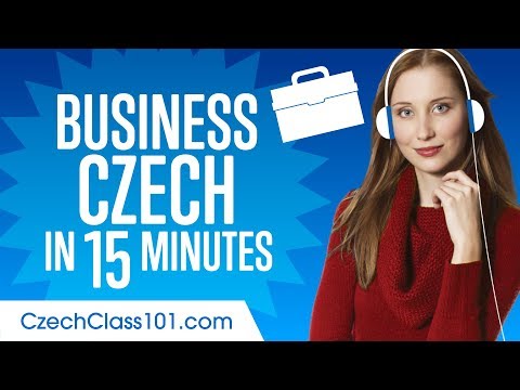 Learn Czech Business Language in 15 Minutes