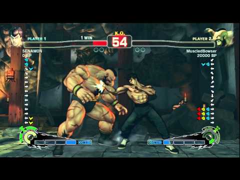 SSF4 - Senam0n [Fei long] VS MuscledBowser [Zangief]