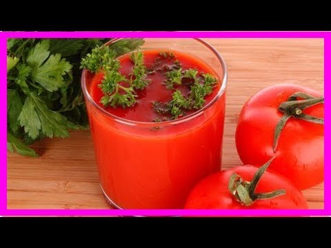 Tomaten-Petersilien-Saft gegen Flüssigkeitsretention