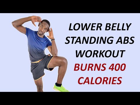 45 Minute Standing Abs Workout to Burn Lower Belly Fat🔥400 Calories🔥