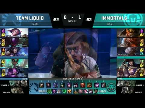 IMT vs TL Highlights Game 2 NA LCS Summer 2017 Immortals vs Team Liquid W3D1