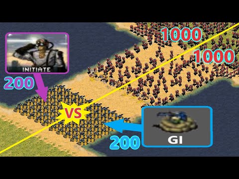 who defends better? Initiates or Deployed Gi's - Red Alert 2