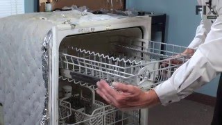 Maytag Dishwasher Repair: How to Replace the White Dishrack Roller with Axle