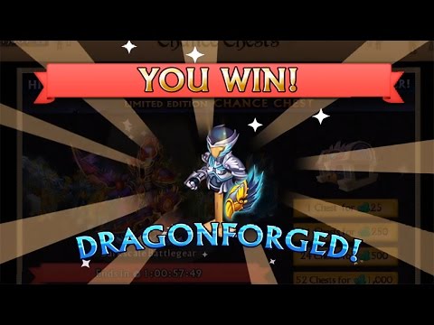 Knights and Dragons - MOST LUCKY CHEST OPENING EVER! W/ 3 DragonForged! [HD]