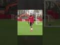 Bruno Fernandes trains with Manchester United for the first time
