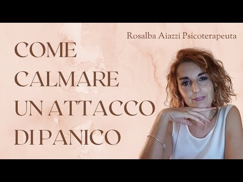 Una tecnica immediata per calmare i sintomi dell'attacco di panico
