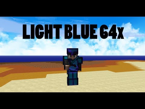 Minecraft Light Blue 64x [PvP Pack/UHC Texture Pack Showcase][1.7][1.8]