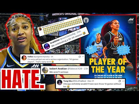 Angel Reese Fans HATE Chicago Sky after Kamilla Cardoso Named PLAYER OF THE YEAR! | WNBA