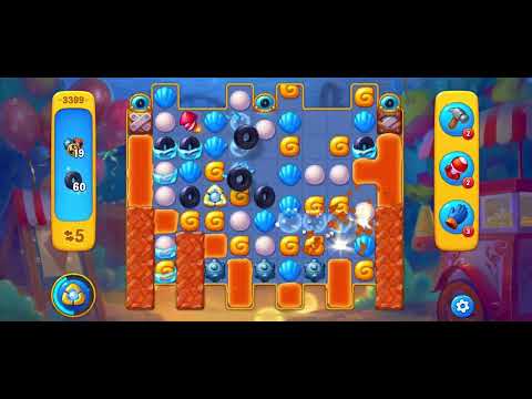 Fishdom level 3399 used hammers to help win