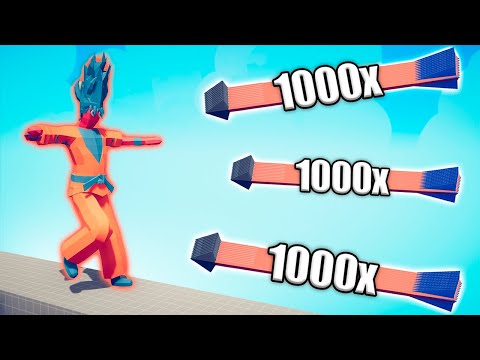 GOKU GIANT vs 1000x OVERPOWERED UNITS - TABS | Totally Accurate Battle Simulator 2024