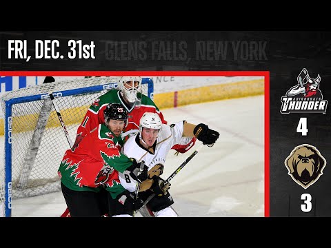 12/31/21 Adirondack Thunder 4 - Newfoundland Growlers 3