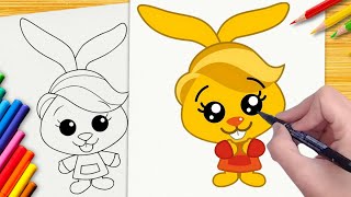 ❤️👉COMO DESENHAR UMA BONECA KAWAII FOFINHA - MENINA KAWAII