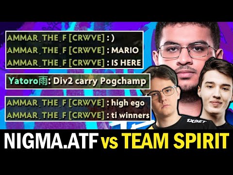Nigma.ATF vs Team Spirit - Collapse Magnus vs Highest Winrate Hero