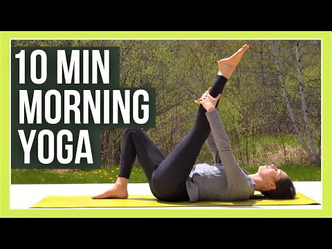 10 min Morning Yoga to Wake Up 🌿 EARTH ELEMENT