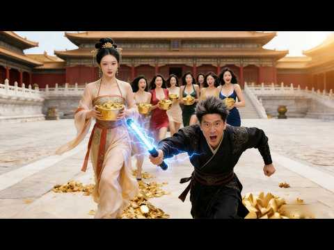 窮小子意外穿越古代，一招秒殺敵國第一勇士！把絕美女帝都看呆了！ #短劇 #drama