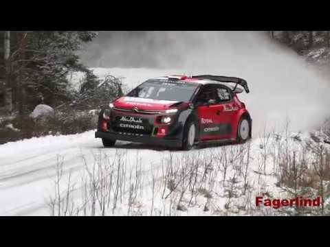 Craig Breen test for Rally Sweden 2017 in Citroen C3