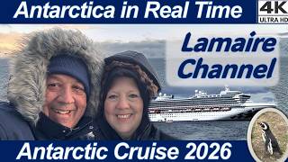 SCENIC CRUISING! Lemaire Channel | The “Kodak Gap” of Antarctica | 4K Balcony View