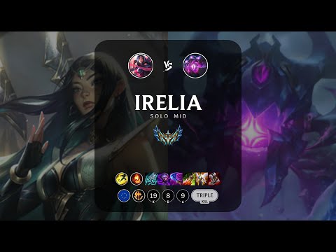 Irelia Mid vs Vel'Koz - EUW Challenger Patch 12.23