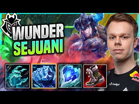 WUNDER DESTROYING WITH SEJUANI TOP? IN SOLOQ! - G2 Wunder Plays Sejuani TOP vs Akali! |