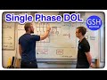 Single Phase Direct Online Starter DOL Wiring Diagram Connections Explained AM2 AM2S AM2E
