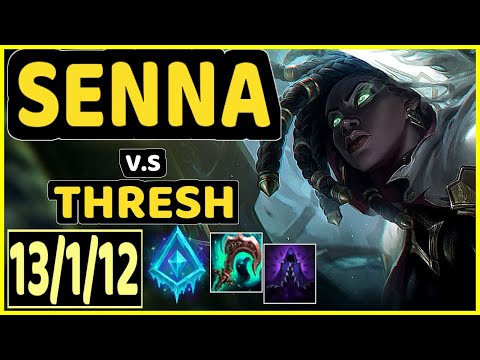 TOASTER (SENNA) vs THRESH - 13/1/12 KDA BOTTOM SUPPORT CHALLENGER GAMEPLAY - EUW