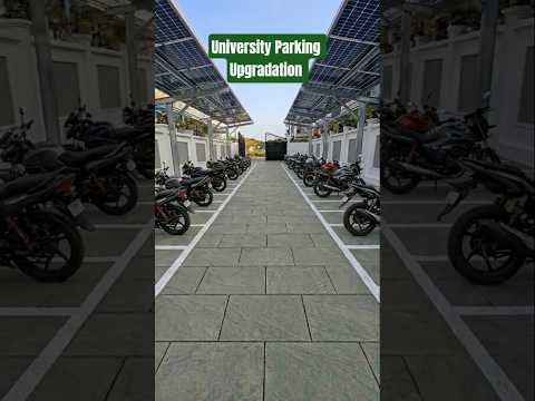 university parking upgradtion #Parking#parkingsolutions
