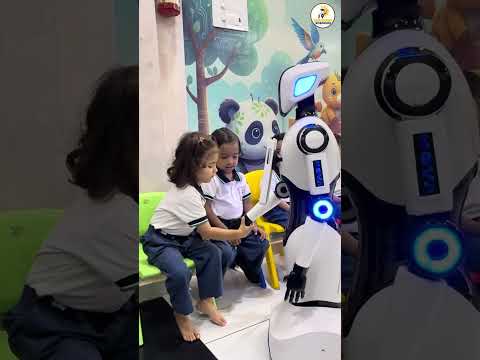 3-Year-Old Kids Operating a Humanoid Robot