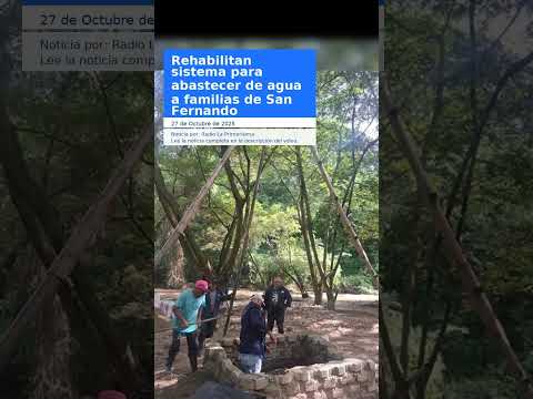 Rehabilitan sistema para abastecer de agua a familias de San FernandoManagua. Consejo de Comunicació