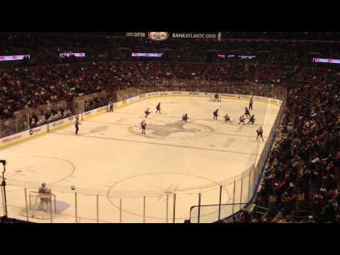 Florida Panthers vs Hurricanes NHL Hockey game 12/18/2011 - Panthers score first goal