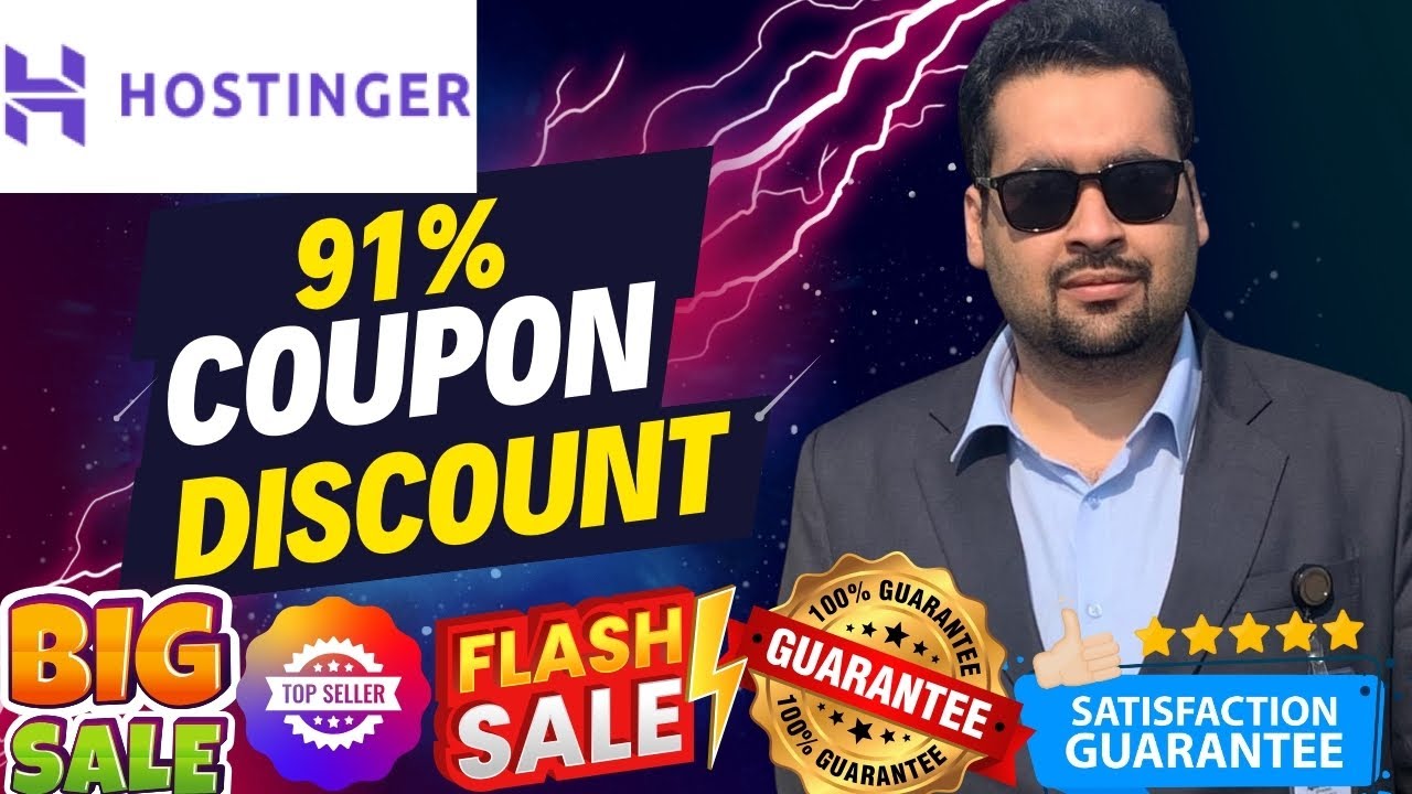 How to Buy Hostinger Hosting 2024 with Exclusive 91% Discount Coupon 🌟