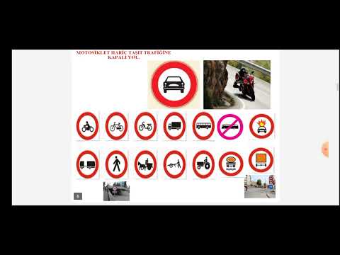 trafik tanzim işaretleri