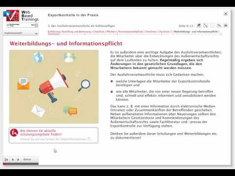 Exportkontrolle in der Praxis