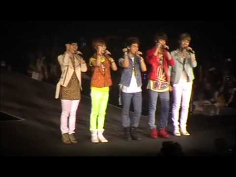 [Fancam] SHINee - Stand By Me + talk @ SM Town Paris 110610