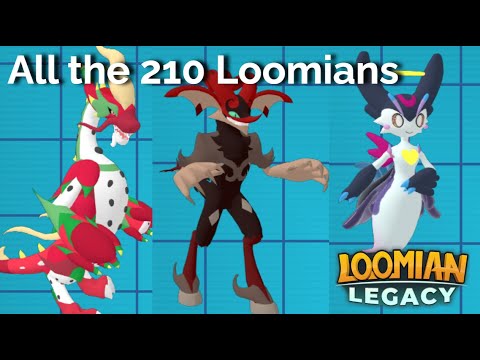 All 210 Loomians and Cries in LOOMIAN LEGACY